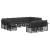 Set de canapele de exterior cu pernă 13 pcs Negru și Gri închis GartenMobel Dekor