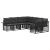 Set de canapele de exterior 8 pcs Negru și Gri închis Poliester GartenMobel Dekor