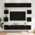 Set comodă TV 8 pcs 100 x 30 x 30 cm Stejar Negru GartenMobel Dekor