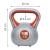 Gantera kettlebell Sportmann 18 kg cu maner ergonomic si baza stabila