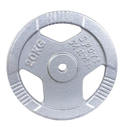 Disc greutate din fier 20 kg pentru bară 30 mm, cu mânere