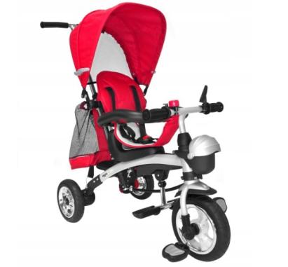 Tricicleta copii 10 in 1 Sportmann Egaleco, tip carucior, rosu
