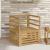 Canapea de exterior Lemn Solid de Acacia Alb GartenMobel Dekor