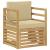 Canapea de exterior Poliester Alb GartenMobel Dekor