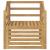 Canapea de exterior Lemn Solid de Acacia Alb GartenMobel Dekor