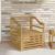 Canapea de exterior Lemn Solid de Acacia Alb GartenMobel Dekor