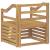 Canapea de exterior Lemn Solid de Acacia Alb GartenMobel Dekor