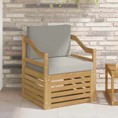 Canapea de exterior Poliester Alb GartenMobel Dekor