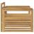 Canapea de exterior Lemn Solid de Acacia Alb GartenMobel Dekor