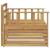 Canapea de exterior Lemn Solid de Acacia Alb GartenMobel Dekor
