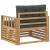 Canapea de exterior Poliester Alb GartenMobel Dekor