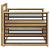 Canapea de exterior Lemn Solid de Acacia Alb GartenMobel Dekor