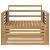 Canapea de exterior Lemn Solid de Acacia Alb GartenMobel Dekor