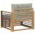Canapea de exterior Poliester Alb GartenMobel Dekor