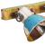 Lampă de perete industrială, multicolor, 90x25 cm E27 GartenMobel Dekor
