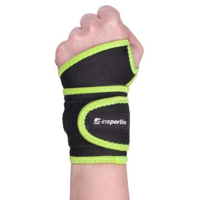 Bandaj magnetic pentru încheietură inSPORTline cu bambus-carbon și Velcro