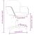 Scaun de birou pivotant, negru, material textil GartenMobel Dekor