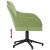 Scaun de birou pivotant, verde deschis, catifea GartenMobel Dekor