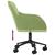 Scaun de birou pivotant, verde deschis, catifea GartenMobel Dekor