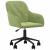 Scaun de birou pivotant, verde deschis, catifea GartenMobel Dekor