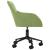 Scaun de birou pivotant, verde deschis, catifea GartenMobel Dekor