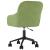 Scaun de birou pivotant, verde deschis, catifea GartenMobel Dekor