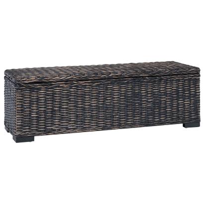 Cutie de depozitare cu depozitare Negru 110 x 35 x 45 cm GartenMobel Dekor
