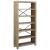 Bibliotecă cu 6 rafturi, 80x30x170 cm, lemn masiv de acacia GartenMobel Dekor