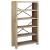 Bibliotecă cu 5 rafturi, 80x30x140 cm, lemn masiv de acacia GartenMobel Dekor