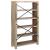 Bibliotecă cu 5 rafturi, 80x30x140 cm, lemn masiv de acacia GartenMobel Dekor