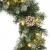 Coroniță de Crăciun cu becuri LED, verde, 60 cm, PVC GartenMobel Dekor