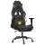 Scaun de gaming cu masaj/suport picioare, negru/gri, piele eco GartenMobel Dekor