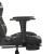 Scaun de gaming masaj/suport picioare negru/Camuflaj piele eco GartenMobel Dekor