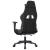 Scaun de gaming masaj/suport picioare negru/albastru piele eco GartenMobel Dekor