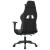 Scaun gaming de masaj/suport picioare, negru/verde, piele eco GartenMobel Dekor