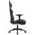 Scaun de gaming cu masaj/suport picioare, negru/gri, piele eco GartenMobel Dekor
