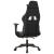 Scaun gaming masaj/suport picioare, negru/portocaliu, piele eco GartenMobel Dekor