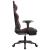Scaun de gaming masaj/suport picioare negru/roșu vin piele eco GartenMobel Dekor