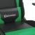 Scaun de gaming de masaj, negru și verde, piele ecologică GartenMobel Dekor