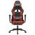 Scaun de gaming cu masaj/suport picioare, negru/roșu, piele eco GartenMobel Dekor