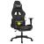 Scaun de gaming cu masaj/suport picioare, negru/gri, piele eco GartenMobel Dekor