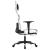 Scaun de gaming masaj/suport picioare alb/negru piele eco GartenMobel Dekor
