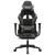 Scaun de gaming masaj/suport picioare negru/Camuflaj piele eco GartenMobel Dekor