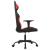 Scaun de gaming cu masaj, negru și roșu, material textil GartenMobel Dekor