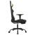 Scaun de gaming cu masaj/suport picioare, negru și crem, textil GartenMobel Dekor