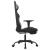 Scaun gaming cu masaj/suport picioare, negru/gri deschis textil GartenMobel Dekor