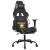 Scaun de gaming cu masaj/suport picioare, negru / taupe, textil GartenMobel Dekor
