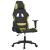 Scaun de gaming cu masaj, negru și verde deschis, textil GartenMobel Dekor