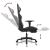 Scaun de gaming cu masaj/suport picioare, negru / taupe, textil GartenMobel Dekor