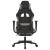 Scaun de gaming cu masaj/suport picioare, negru / taupe, textil GartenMobel Dekor